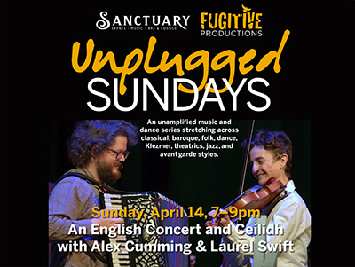 Unplugged Sundays — An English Concert and Ceilidh with Alex Cumming & Laurel Swift